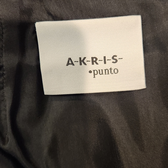 Akris Punto luxury black wool dress size small - Picture 9 of 10